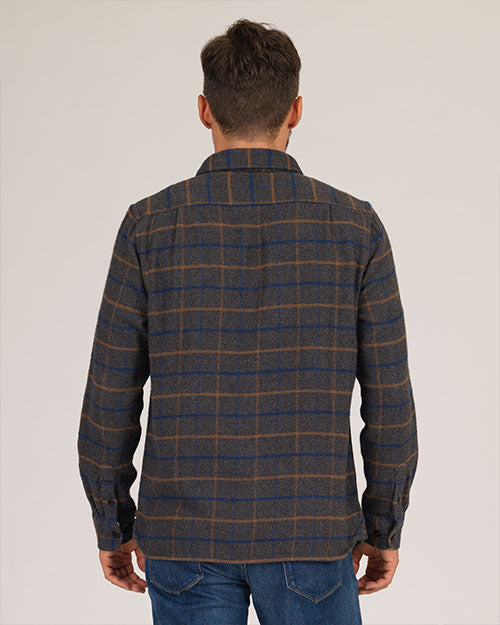 Winter Flannel - Utility Shirt -Grey Hound