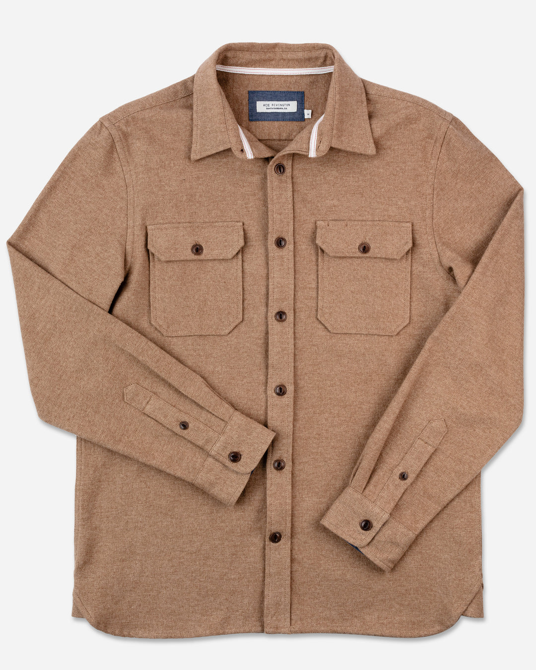 Flannel - Utility Shirt - Camel