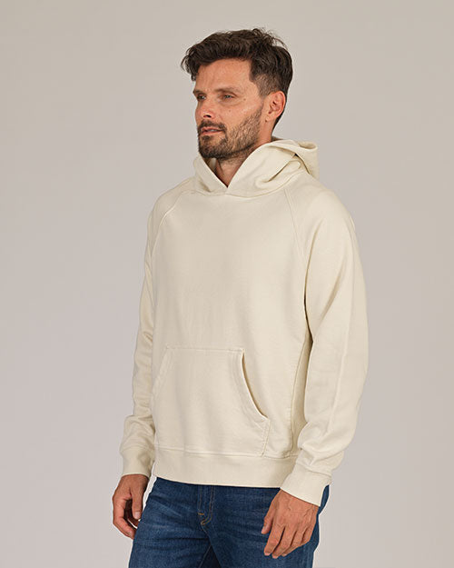 Super Heavyweight Hooded Sweatshirt - Organic Cotton - Off White