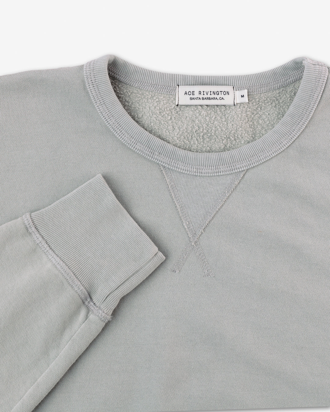 Organic Cotton Sweatshirt - Crewneck - Cloud Blue