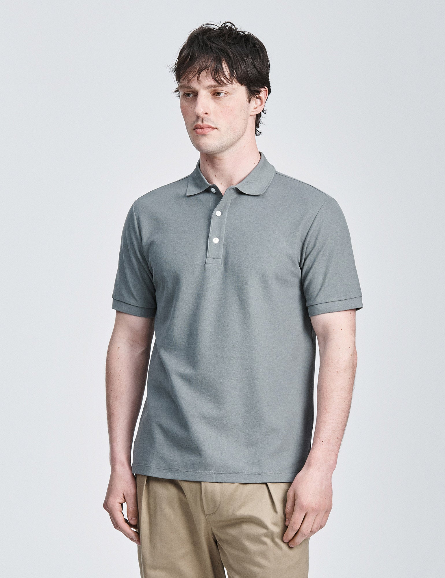 Pique Polo S/S - Bluefin