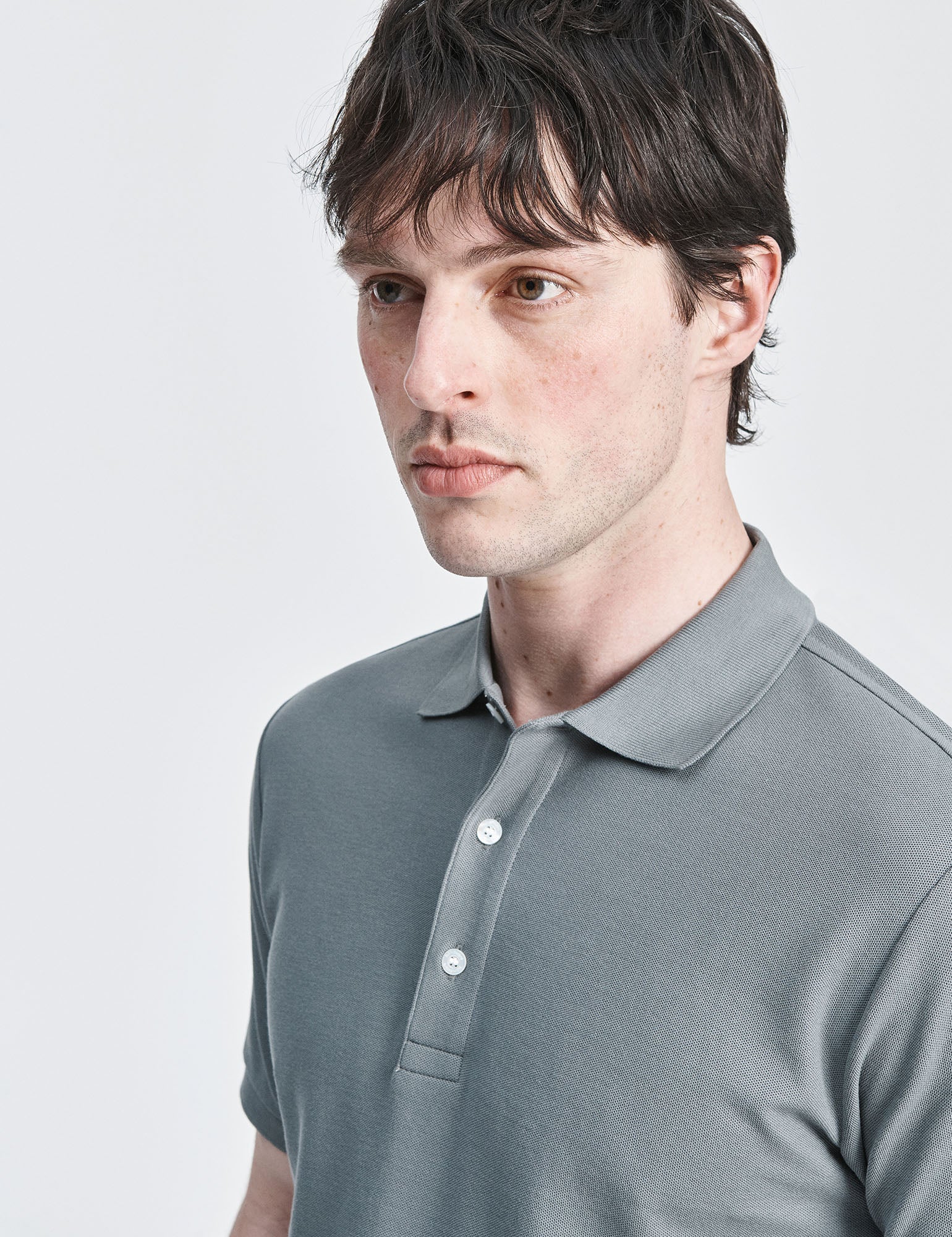 Pique Polo S/S - Bluefin