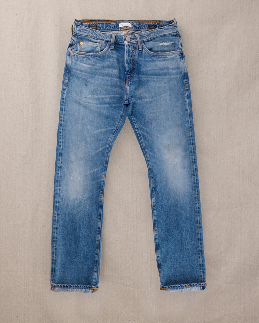 Harlan Straight - Archive Selvedge 12oz - Carpenter -Cuffed to 32"