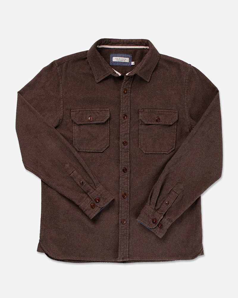 Short H1 - Winter Flannel - Utility Shirt - Iron Opal