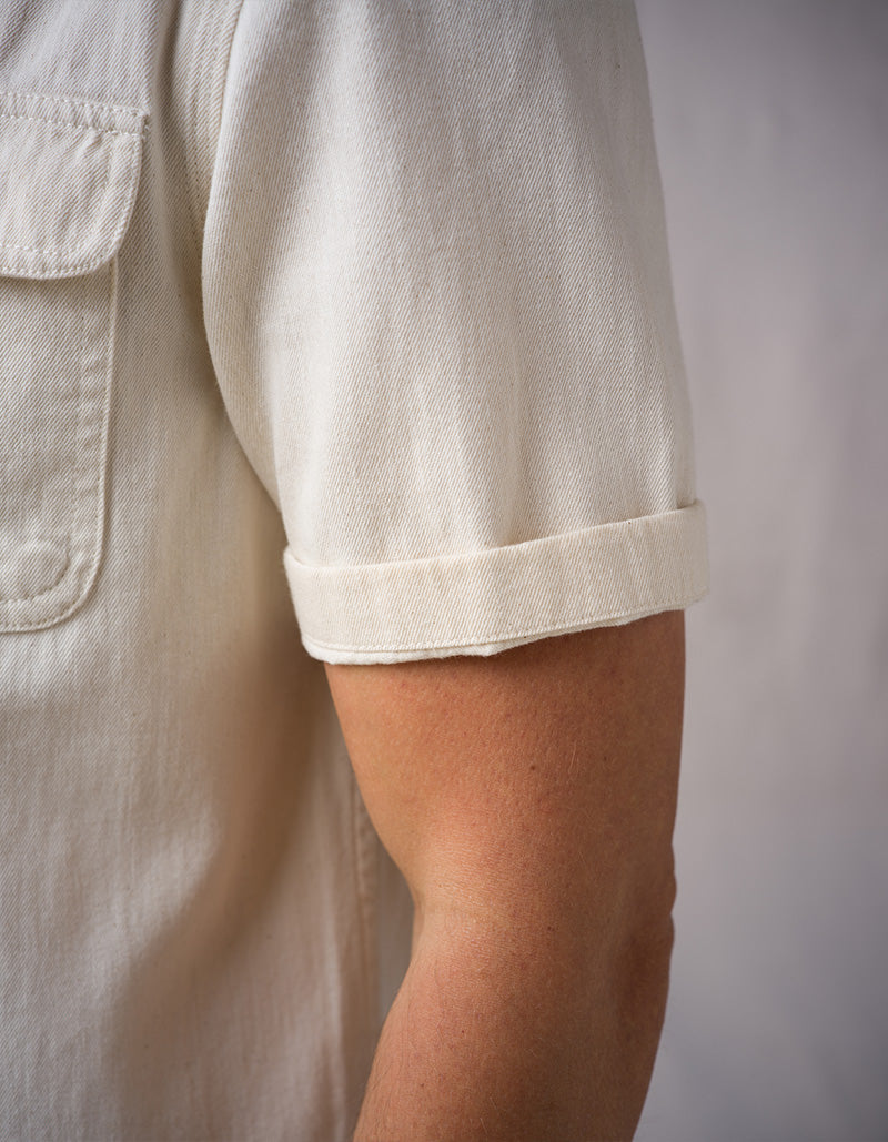 Weekend Shirt Goleta Twill 6oz - Ecru Rinse