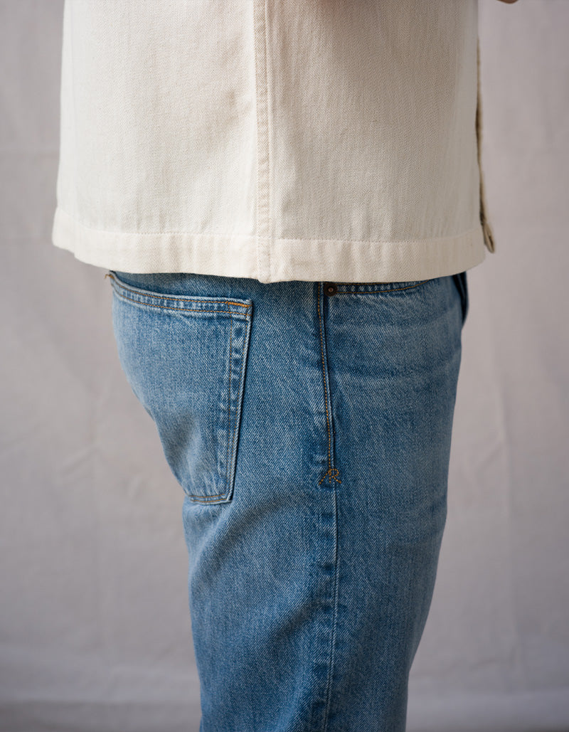 Weekend Shirt Goleta Twill 6oz - Ecru Rinse
