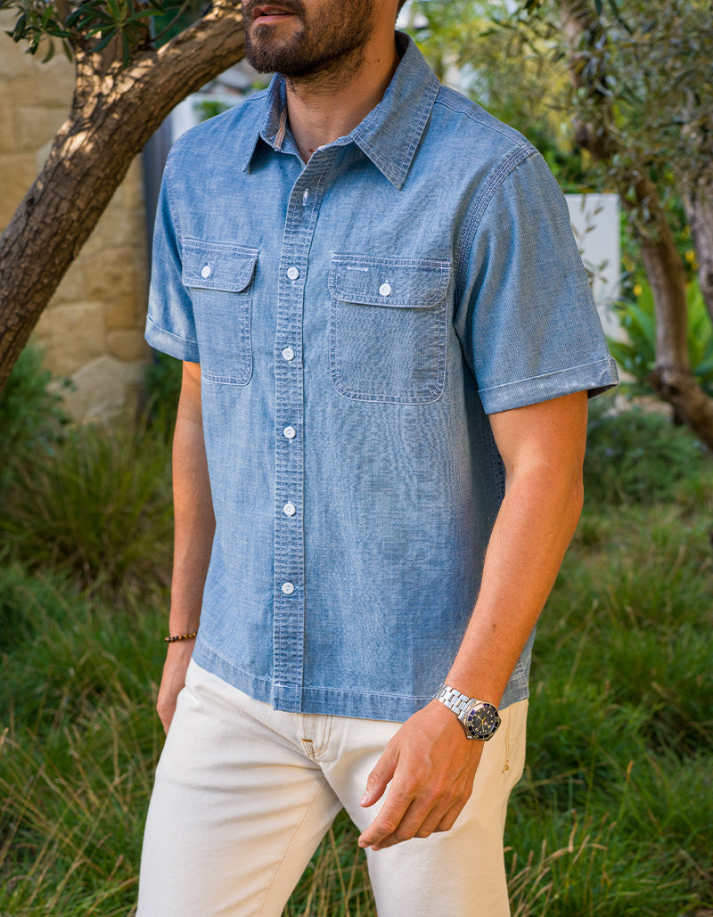 Weekend Shirt Surplus Chambray 6oz - Medium Indigo