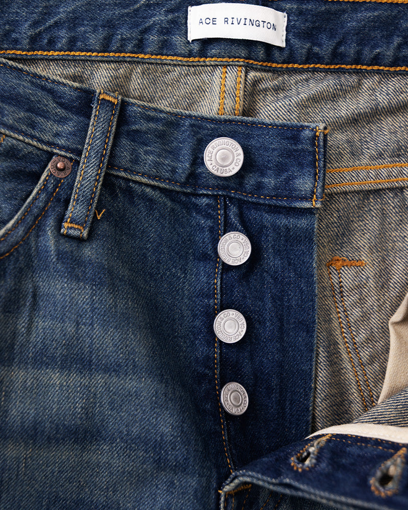 Harlan Straight - Archive Selvedge 12oz - Mechanic - Cuffed 32