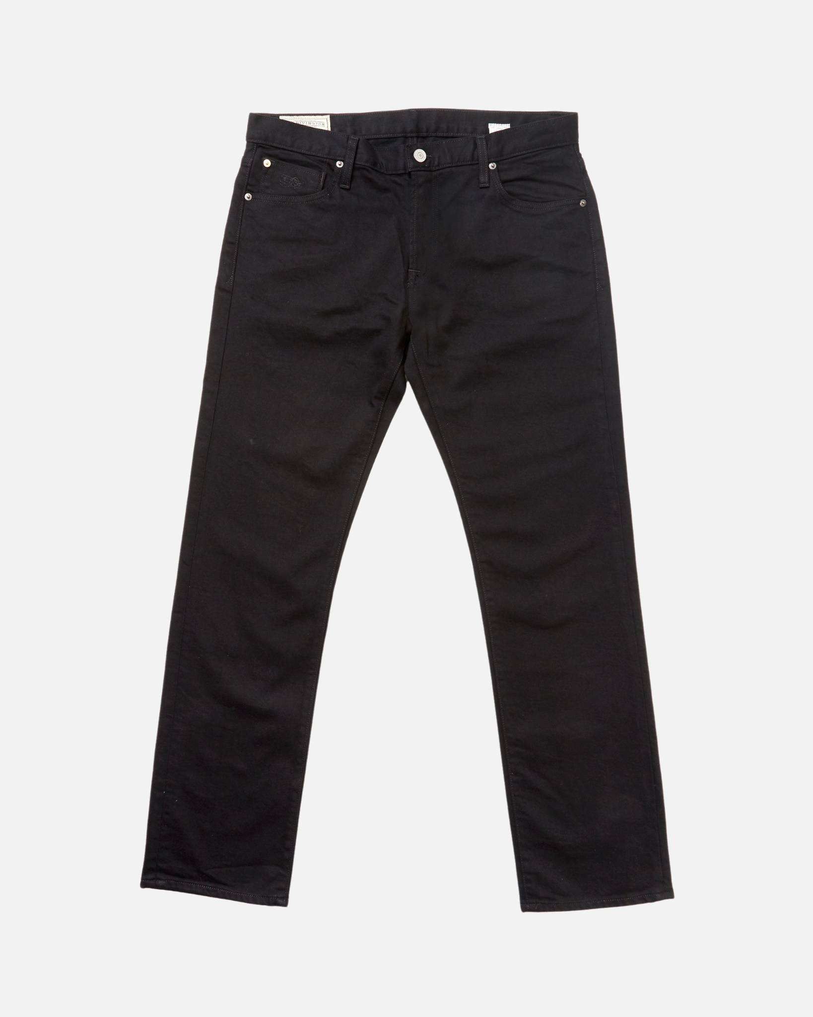 Athletic Taper Denim Jeans - Black Clean