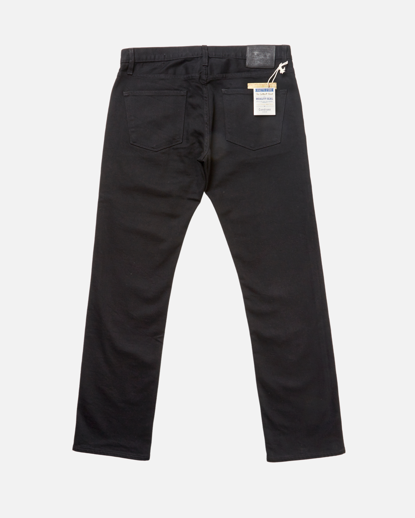 Athletic Taper Denim Jeans - Black Clean