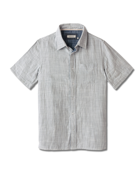 Double Gauze - Short Sleeve - Natural Slub