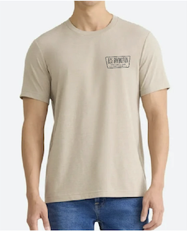 Crewneck SS - Super Soft Supima - "Retro Shape" - Sand