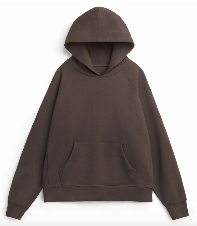 Super Heavyweight Hooded Sweatshirt - Organic Cotton - Chocolate