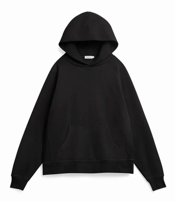 Super Heavyweight Hooded Sweatshirt - Organic Cotton - Black