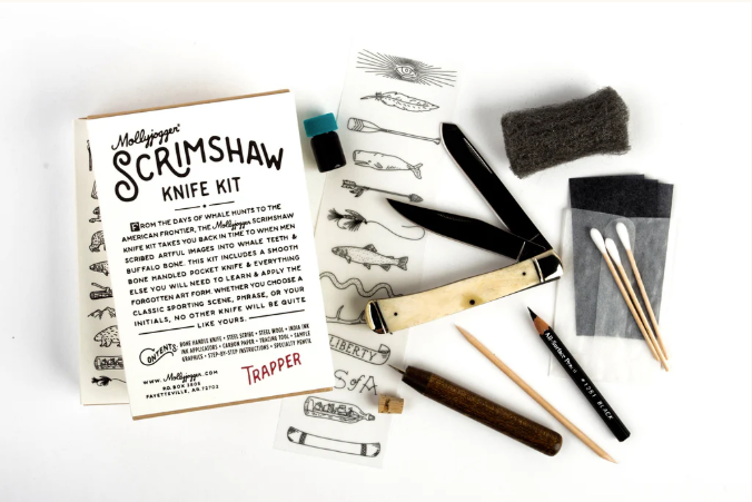 Mollyjogger-Scrimshaw Knife Kit-Trapper