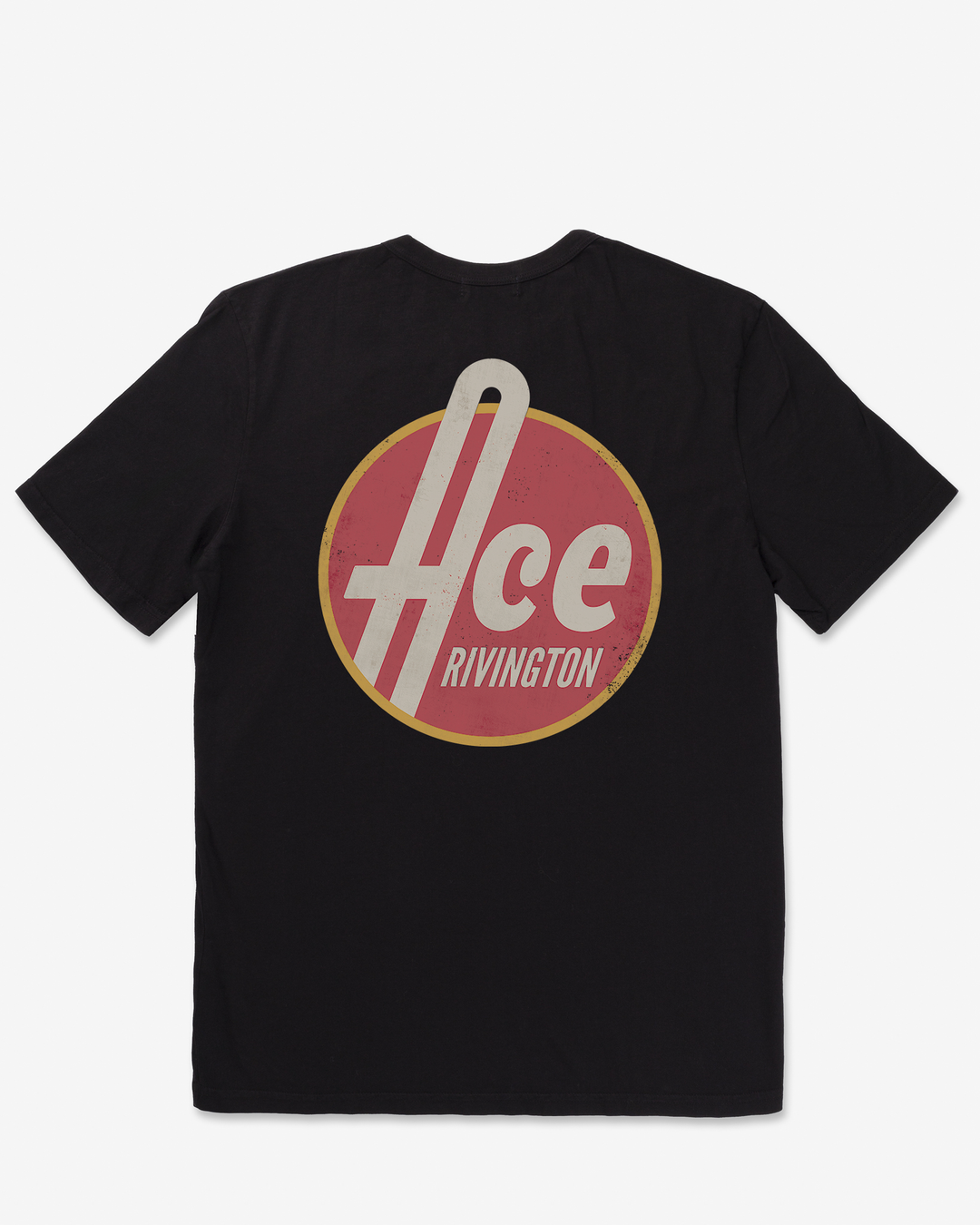 Supima Tee - Crewneck SS - Retro Ace Black
