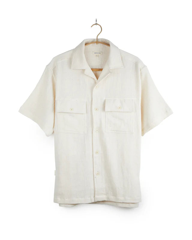 Harshil 2 Pocket SS Shirt- Natural