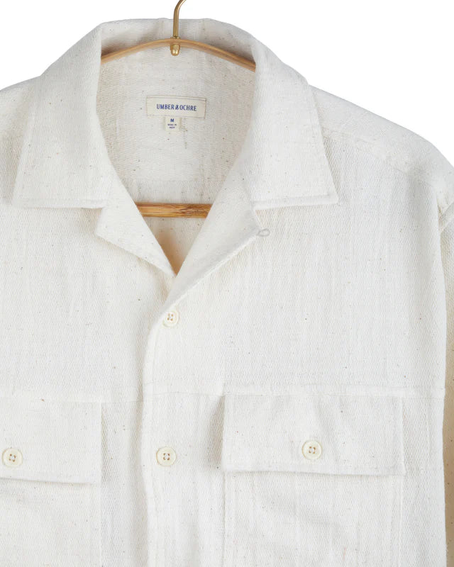 Harshil 2 Pocket SS Shirt- Natural