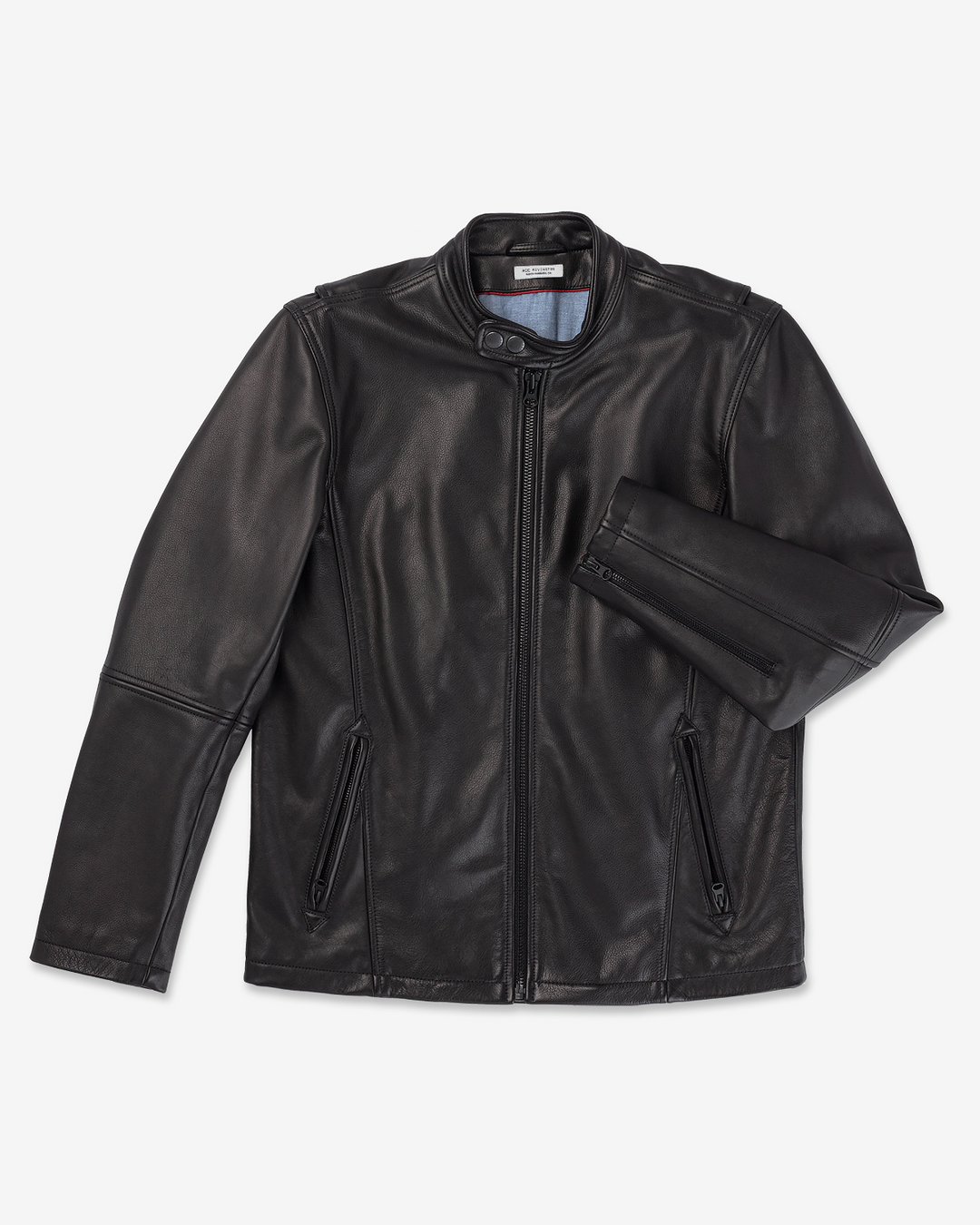 Cowhide  - Cafe Racer Jacket - Vintage Black