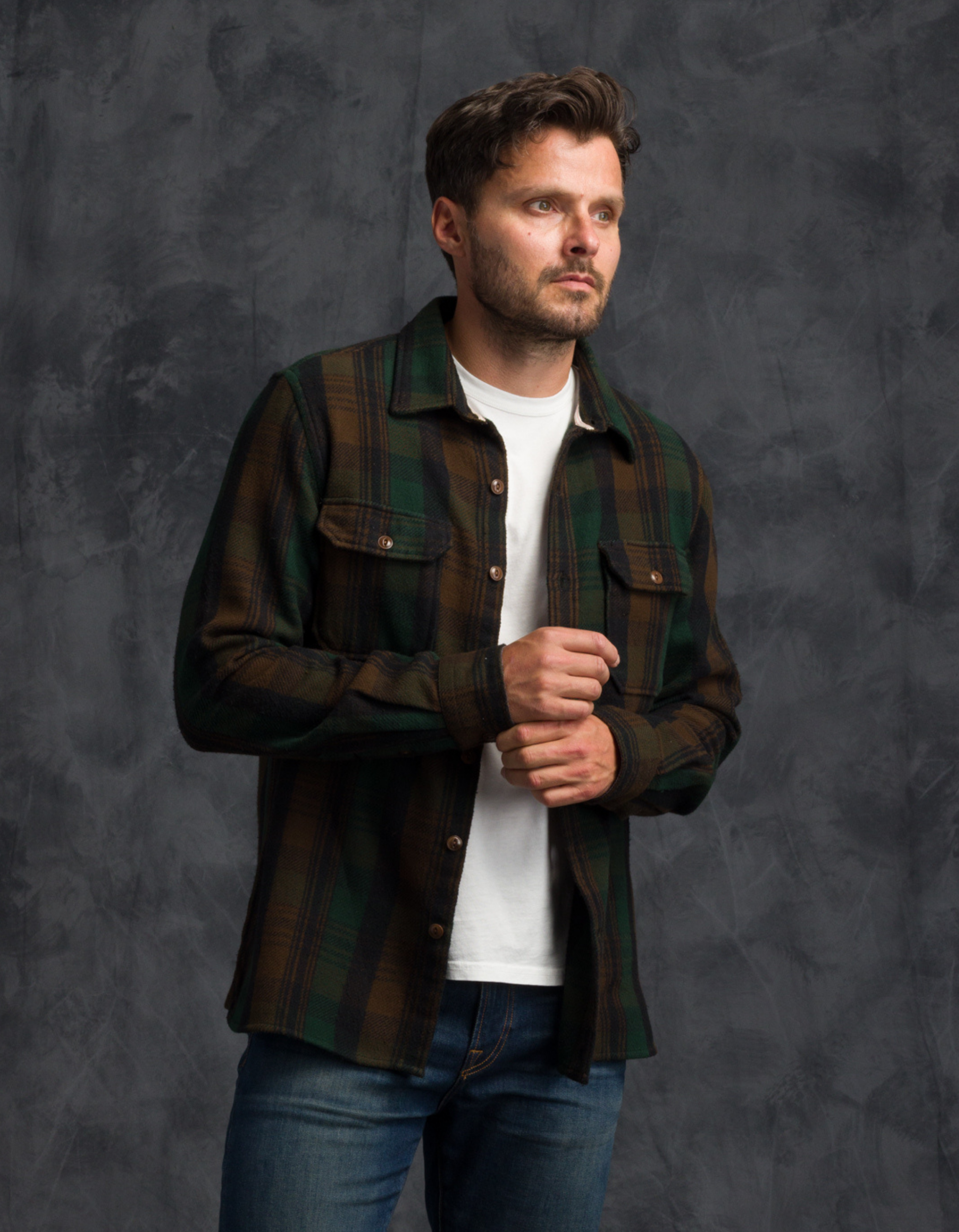 Winter Flannel - Utility Shirt - Deepwood Forest