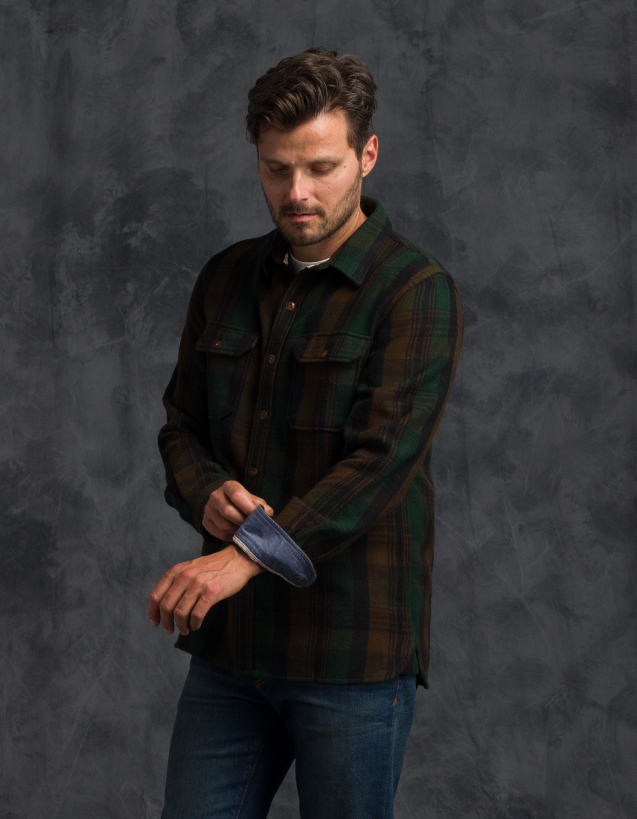 Winter Flannel - Utility Shirt - Deepwood Forest