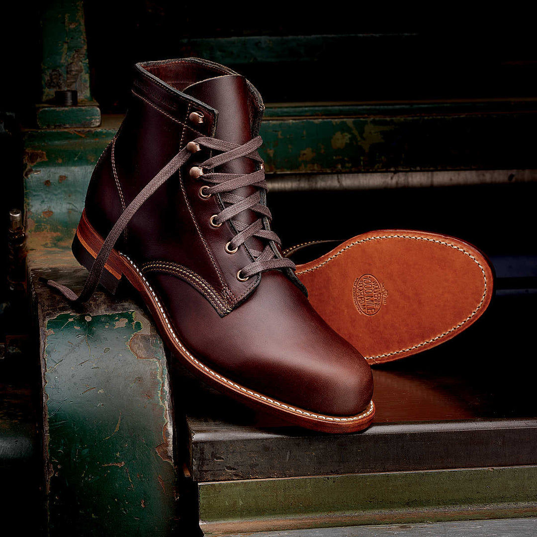 Wolverine - 1000 Mile - Plain Toe Original Boot - Brown