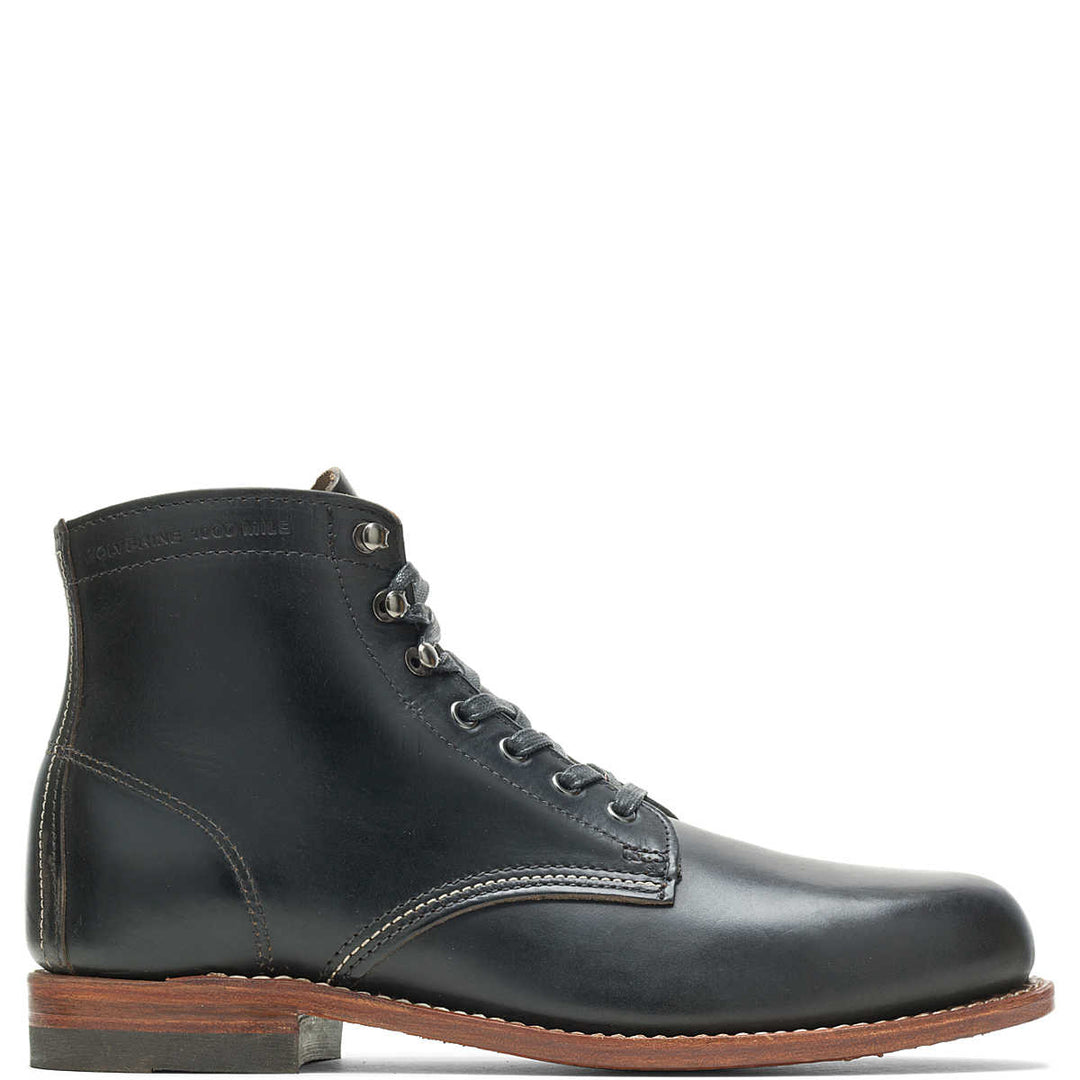 Wolverine - 1000 Mile - Plain Toe Original Boot - Black