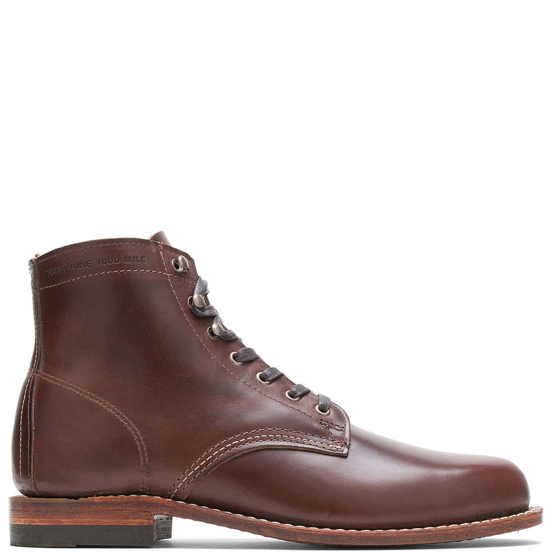 Wolverine - 1000 Mile - Plain Toe Original Boot - Brown