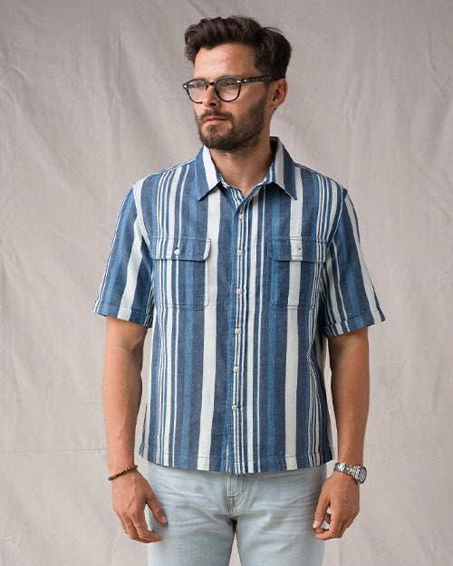 Weekend Shirt River Stripe - Soft Rinse