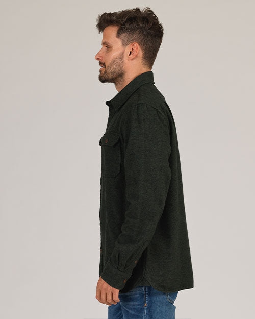 Winter Flannel - Utility Shirt -Twisted Sage