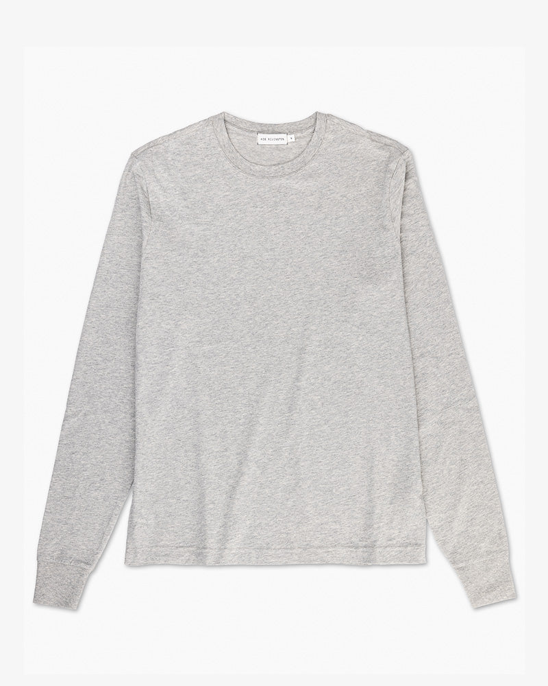 Super Soft "Supima" Cotton Long Sleeve Tee - Grey Heather