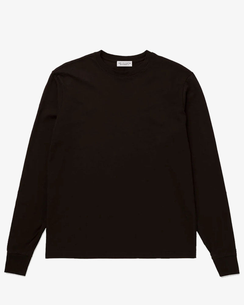 Super Soft "Supima" Cotton Long Sleeve Tee - Black
