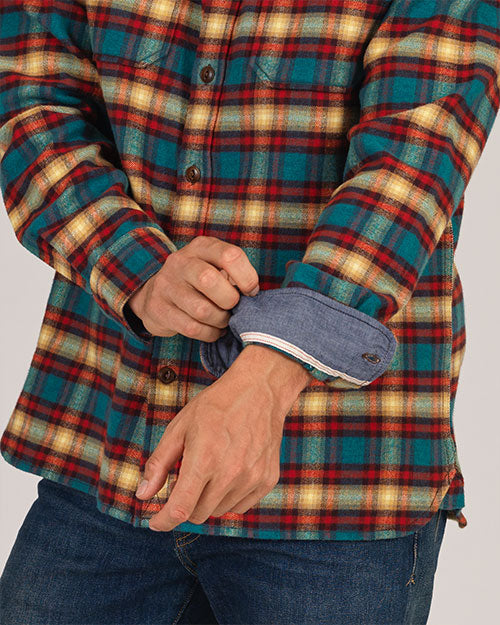 Winter Flannel - Utility Shirt -Harvest Plaid