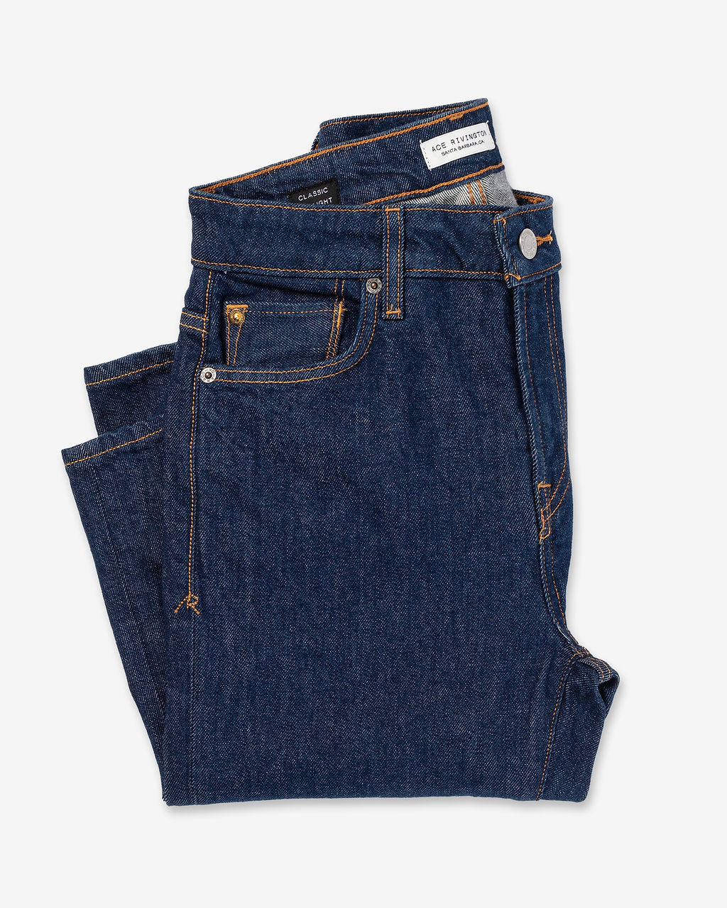 Women\'s Classic Straight Comfort Dark - Rivington Ace – Denim Jeans Rinse