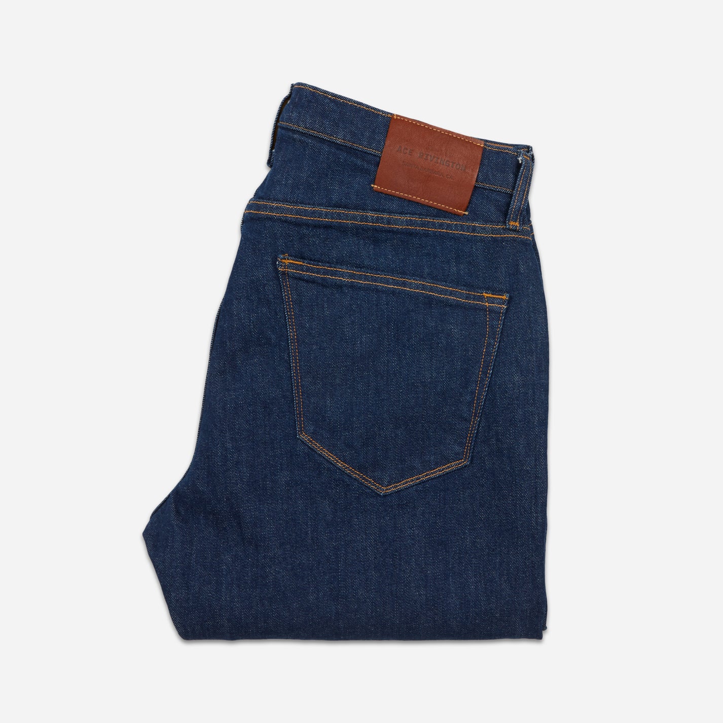 Men's Designer Athletic Taper Denim Jeans | Dark Clean Wash – Ace Rivington