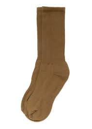pair of men's light brown beige socks